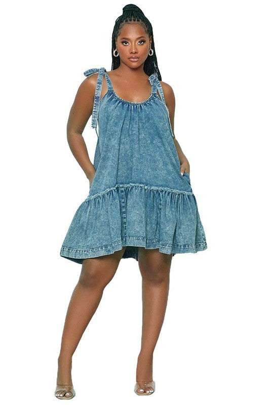 SEXY SUMMER DENIM DRESS