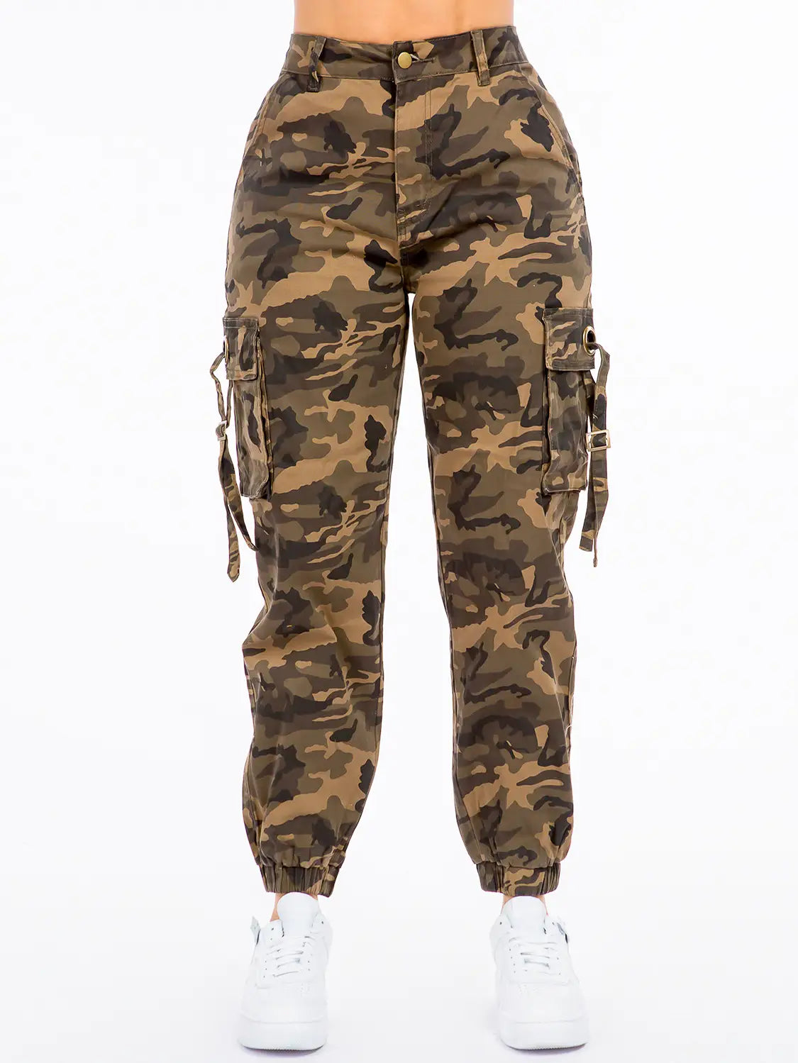 camo cargo pants