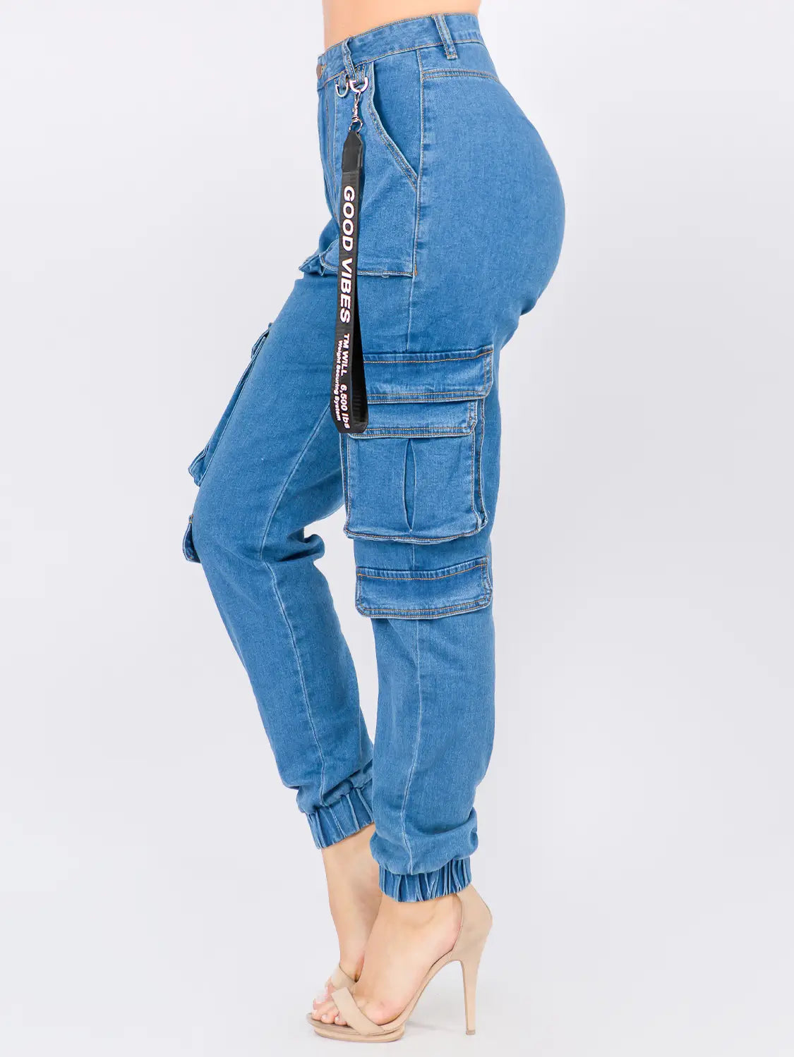 denim cargo pants