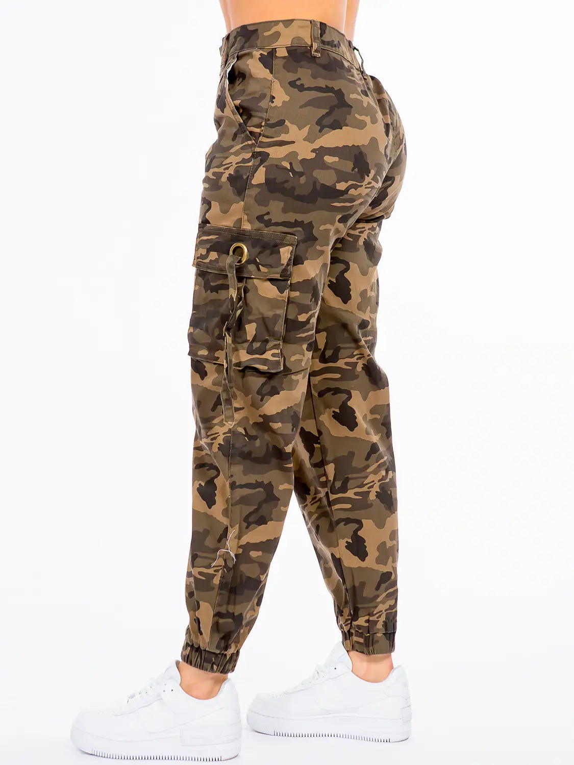 camo cargo pants